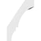 Ekena Millwork 5 1/2-in. W x 8-in. D x 12-in. H Balboa Architectural Grade PVC Knee Brace BRCP055X08X12BOA - alternate 5
